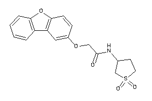 2-dibenzofuran-2-yloxy-N-(1,1-diketothiolan-3-yl)acetamide