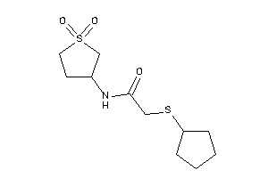 2-(cyclopentylthio)-N-(1,1-diketothiolan-3-yl)acetamide