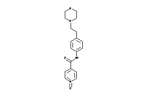 1-keto-N-[4-(2-thiomorpholinoethyl)phenyl]isonicotinamide