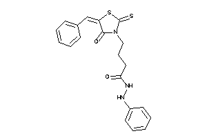 4-(5-benzal-4-keto-2-thioxo-thiazolidin-3-yl)-N'-phenyl-butyrohydrazide