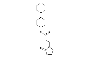 N-(1-cyclohexyl-4-piperidyl)-3-(2-ketothiazolidin-3-yl)propionamide