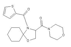 Morpholino-[4-(2-thenoyl)-1-oxa-4-azaspiro[4.5]decan-3-yl]methanone