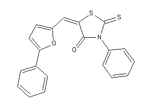 3-phenyl-5-[(5-phenyl-2-furyl)methylene]-2-thioxo-thiazolidin-4-one