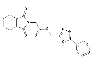 2-(1,3-diketo-3a,4,5,6,7,7a-hexahydroisoindol-2-yl)acetic Acid (5-phenyl-1,3,4-oxadiazol-2-yl)methyl Ester