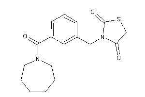 3-[3-(azepane-1-carbonyl)benzyl]thiazolidine-2,4-quinone