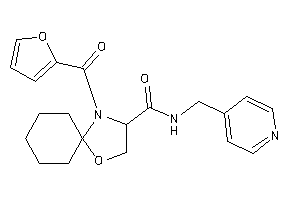 4-(2-furoyl)-N-(4-pyridylmethyl)-1-oxa-4-azaspiro[4.5]decane-3-carboxamide