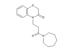 4-[3-(azepan-1-yl)-3-keto-propyl]-1,4-benzoxazin-3-one