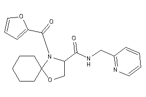 4-(2-furoyl)-N-(2-pyridylmethyl)-1-oxa-4-azaspiro[4.5]decane-3-carboxamide