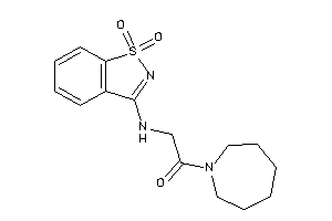 1-(azepan-1-yl)-2-[(1,1-diketo-1,2-benzothiazol-3-yl)amino]ethanone