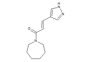 1-(azepan-1-yl)-3-(1H-pyrazol-4-yl)prop-2-en-1-one