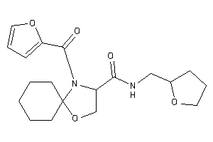 4-(2-furoyl)-N-(tetrahydrofurfuryl)-1-oxa-4-azaspiro[4.5]decane-3-carboxamide