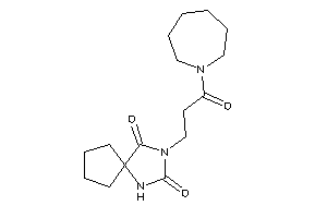Image of 3-[3-(azepan-1-yl)-3-keto-propyl]-1,3-diazaspiro[4.4]nonane-2,4-quinone