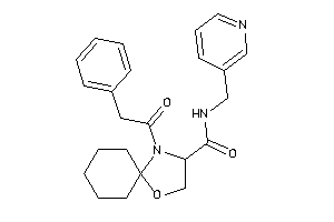 4-(2-phenylacetyl)-N-(3-pyridylmethyl)-1-oxa-4-azaspiro[4.5]decane-3-carboxamide