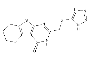 2-[(4H-1,2,4-triazol-3-ylthio)methyl]-5,6,7,8-tetrahydro-3H-benzothiopheno[2,3-d]pyrimidin-4-one