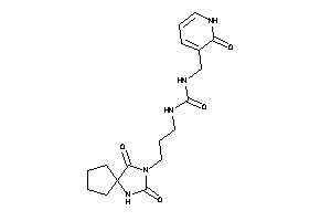 1-[3-(2,4-diketo-1,3-diazaspiro[4.4]nonan-3-yl)propyl]-3-[(2-keto-1H-pyridin-3-yl)methyl]urea