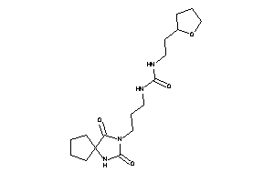 1-[3-(2,4-diketo-1,3-diazaspiro[4.4]nonan-3-yl)propyl]-3-[2-(tetrahydrofuryl)ethyl]urea