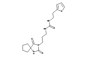 Image of 1-[3-(2,4-diketo-1,3-diazaspiro[4.4]nonan-3-yl)propyl]-3-[2-(2-furyl)ethyl]urea