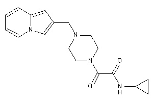 N-cyclopropyl-2-[4-(indolizin-2-ylmethyl)piperazino]-2-keto-acetamide