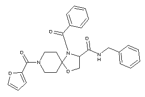 4-benzoyl-N-benzyl-8-(2-furoyl)-1-oxa-4,8-diazaspiro[4.5]decane-3-carboxamide