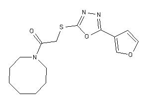 1-(azocan-1-yl)-2-[[5-(3-furyl)-1,3,4-oxadiazol-2-yl]thio]ethanone