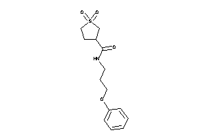 1,1-diketo-N-(3-phenoxypropyl)thiolane-3-carboxamide