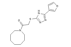 1-(azocan-1-yl)-2-[[5-(3-furyl)-4H-1,2,4-triazol-3-yl]thio]ethanone