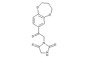 3-[2-(3,4-dihydro-2H-1,5-benzodioxepin-7-yl)-2-keto-ethyl]hydantoin