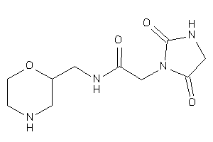 2-(2,5-diketoimidazolidin-1-yl)-N-(morpholin-2-ylmethyl)acetamide