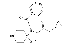 4-benzoyl-N-cyclopropyl-1-oxa-4,8-diazaspiro[4.5]decane-3-carboxamide