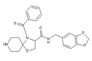 4-benzoyl-N-piperonyl-1-oxa-4,8-diazaspiro[4.5]decane-3-carboxamide