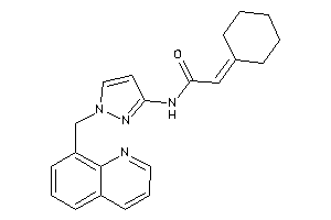 2-cyclohexylidene-N-[1-(8-quinolylmethyl)pyrazol-3-yl]acetamide