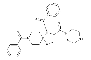 (4,8-dibenzoyl-1-oxa-4,8-diazaspiro[4.5]decan-3-yl)-piperazino-methanone