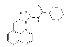 N-[1-(8-quinolylmethyl)pyrazol-3-yl]-1,4-dioxane-2-carboxamide