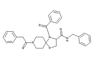 1-benzoyl-N-benzyl-8-(2-phenylacetyl)-4-oxa-1,8-diazaspiro[4.5]decane-2-carboxamide