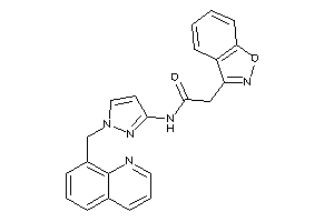 2-indoxazen-3-yl-N-[1-(8-quinolylmethyl)pyrazol-3-yl]acetamide