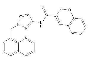 N-[1-(8-quinolylmethyl)pyrazol-3-yl]-2H-chromene-3-carboxamide