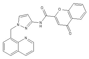 4-keto-N-[1-(8-quinolylmethyl)pyrazol-3-yl]chromene-2-carboxamide