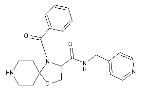 4-benzoyl-N-(4-pyridylmethyl)-1-oxa-4,8-diazaspiro[4.5]decane-3-carboxamide