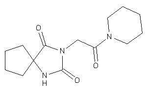 Image of 3-(2-keto-2-piperidino-ethyl)-1,3-diazaspiro[4.4]nonane-2,4-quinone