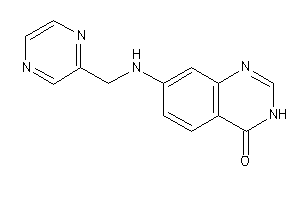 7-(pyrazin-2-ylmethylamino)-3H-quinazolin-4-one