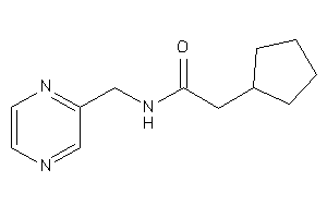 2-cyclopentyl-N-(pyrazin-2-ylmethyl)acetamide