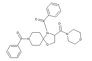 (4,8-dibenzoyl-1-oxa-4,8-diazaspiro[4.5]decan-3-yl)-morpholino-methanone