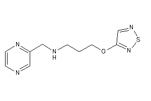 Image of Pyrazin-2-ylmethyl-[3-(1,2,5-thiadiazol-3-yloxy)propyl]amine