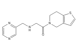 1-(6,7-dihydro-4H-thieno[3,2-c]pyridin-5-yl)-2-(pyrazin-2-ylmethylamino)ethanone