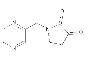 Image of 1-(pyrazin-2-ylmethyl)pyrrolidine-2,3-quinone
