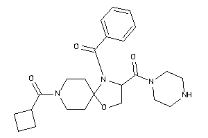 [1-benzoyl-2-(piperazine-1-carbonyl)-4-oxa-1,8-diazaspiro[4.5]decan-8-yl]-cyclobutyl-methanone