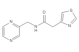 N-(pyrazin-2-ylmethyl)-2-thiazol-4-yl-acetamide