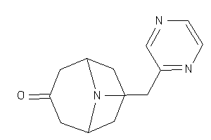 9-(pyrazin-2-ylmethyl)-9-azabicyclo[3.3.1]nonan-7-one