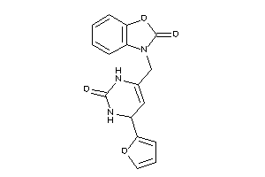 3-[[4-(2-furyl)-2-keto-3,4-dihydro-1H-pyrimidin-6-yl]methyl]-1,3-benzoxazol-2-one