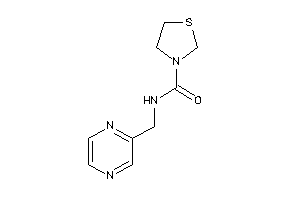 N-(pyrazin-2-ylmethyl)thiazolidine-3-carboxamide